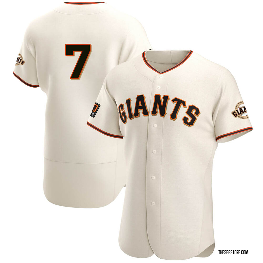 Cream Authentic Kevin Mitchell Men's San Francisco Giants Home Jersey