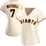 Cream Authentic Kevin Mitchell Women's San Francisco Giants Home Jersey