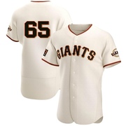 Cream Authentic Landen Roupp Men's San Francisco Giants Home Jersey