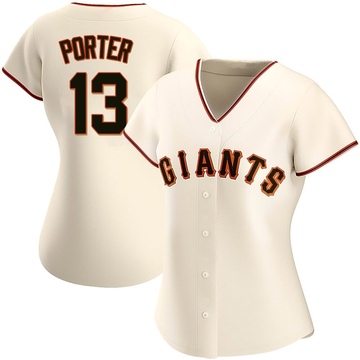 Cream Authentic Logan Porter Women's San Francisco Giants Home Jersey