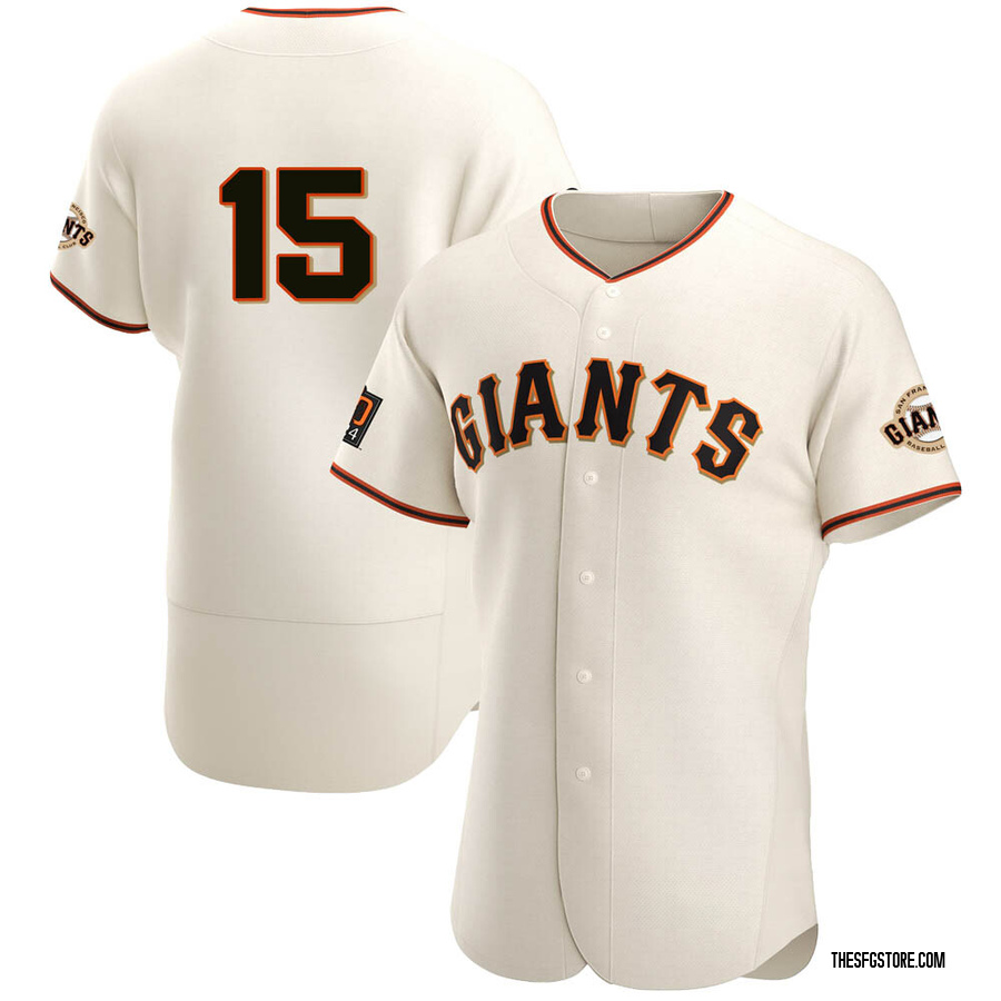 Cream Authentic Mike Ivie Men's San Francisco Giants Home Jersey