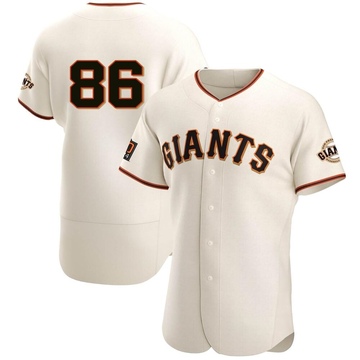Cream Authentic Nicholas Sinacola Men's San Francisco Giants Home Jersey