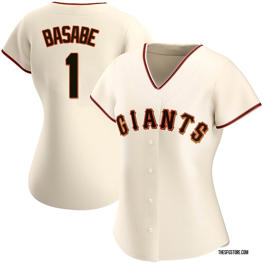Cream Authentic Osleivis Basabe Women's San Francisco Giants Home Jersey