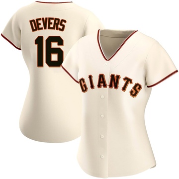 Cream Authentic Rafael Devers Women's San Francisco Giants Home Jersey