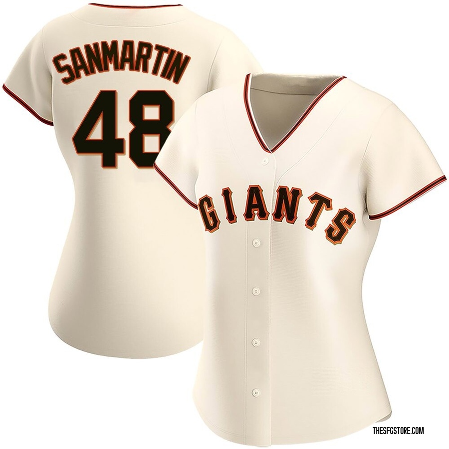 Cream Authentic Reiver Sanmartin Women's San Francisco Giants Home Jersey