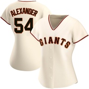 Cream Authentic Scott Alexander Women's San Francisco Giants Home Jersey