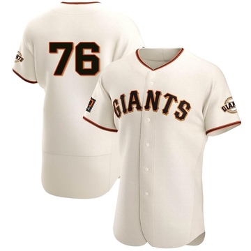 Cream Authentic Spencer Bivens Men's San Francisco Giants Home Jersey