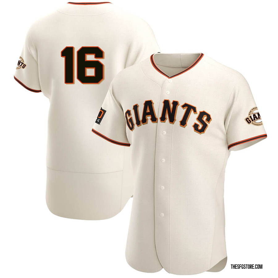 Cream Authentic Steve Ontiveros Men's San Francisco Giants Home Jersey