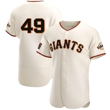 Cream Authentic Tyler Fitzgerald Men's San Francisco Giants Home Jersey