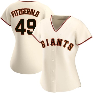 Cream Authentic Tyler Fitzgerald Women's San Francisco Giants Home Jersey