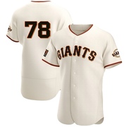 Cream Authentic Victor Bericoto Men's San Francisco Giants Home Jersey