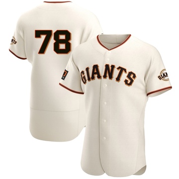 Cream Authentic Victor Bericoto Men's San Francisco Giants Home Jersey