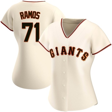 Cream Authentic Wilkin Ramos Women's San Francisco Giants Home Jersey