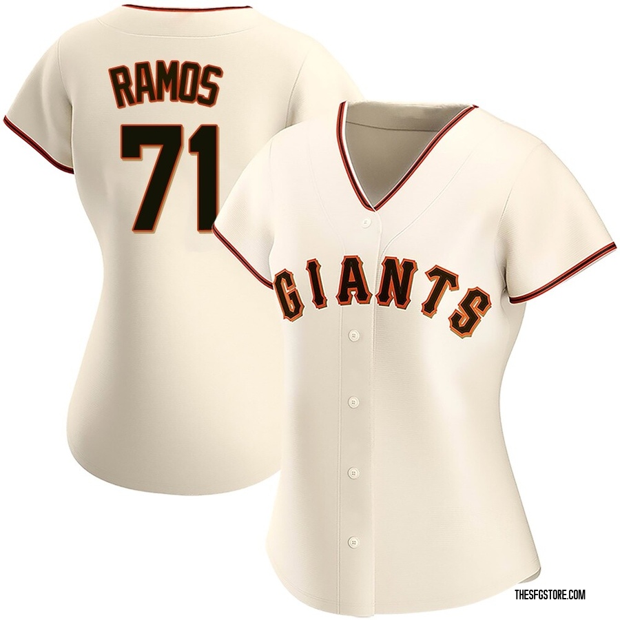 Cream Authentic Wilkin Ramos Women's San Francisco Giants Home Jersey
