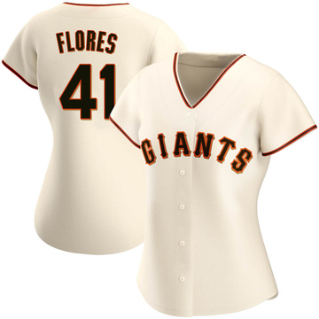Cream Authentic Wilmer Flores Women's San Francisco Giants Home Jersey