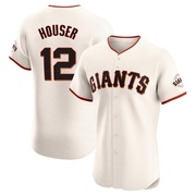 Cream Elite Adrian Houser Men's San Francisco Giants Home Jersey