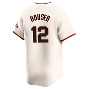 Cream Elite Adrian Houser Men's San Francisco Giants Home Jersey