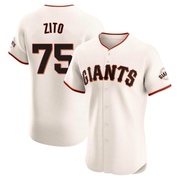 Cream Elite Barry Zito Men's San Francisco Giants Home Jersey