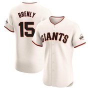 Cream Elite Bob Brenly Men's San Francisco Giants Home Jersey