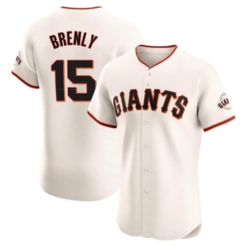 Cream Elite Bob Brenly Men's San Francisco Giants Home Jersey