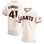 Cream Elite Buddy Kennedy Men's San Francisco Giants Home Jersey