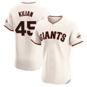 Cream Elite Caleb Kilian Men's San Francisco Giants Home Jersey
