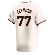 Cream Elite Carson Seymour Men's San Francisco Giants Home Jersey