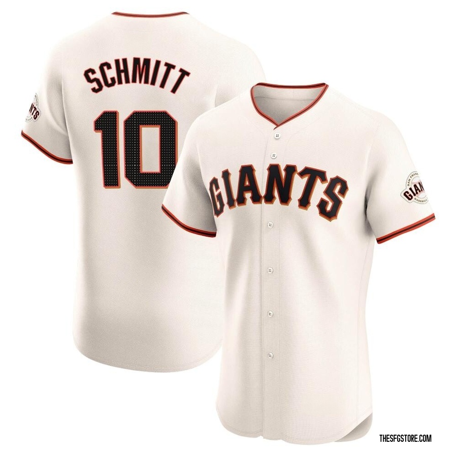 Cream Elite Casey Schmitt Men's San Francisco Giants Home Jersey