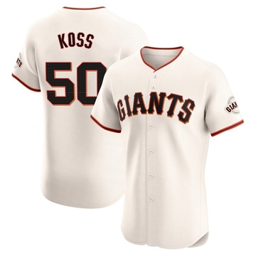 Cream Elite Christian Koss Men's San Francisco Giants Home Jersey