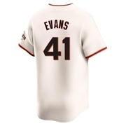 Cream Elite Darrell Evans Men's San Francisco Giants Home Jersey