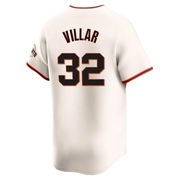 Cream Elite David Villar Men's San Francisco Giants Home Jersey
