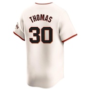 Cream Elite Derrel Thomas Men's San Francisco Giants Home Jersey