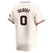 Cream Elite Drew Gilbert Men's San Francisco Giants Home Jersey