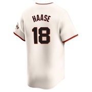 Cream Elite Eric Haase Men's San Francisco Giants Home Jersey