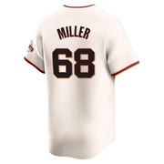 Cream Elite Erik Miller Men's San Francisco Giants Home Jersey