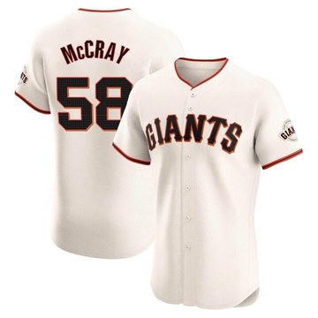 Cream Elite Grant McCray Men's San Francisco Giants Home Jersey