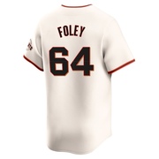 Cream Elite Jason Foley Men's San Francisco Giants Home Jersey