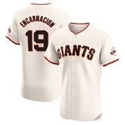 Cream Elite Jerar Encarnacion Men's San Francisco Giants Home Jersey