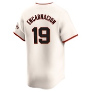 Cream Elite Jerar Encarnacion Men's San Francisco Giants Home Jersey