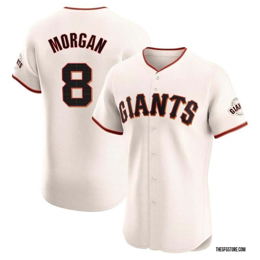 Cream Elite Joe Morgan Men's San Francisco Giants Home Jersey