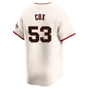Cream Elite Jonah Cox Men's San Francisco Giants Home Jersey