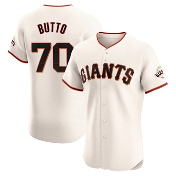 Cream Elite Jose Butto Men's San Francisco Giants Home Jersey