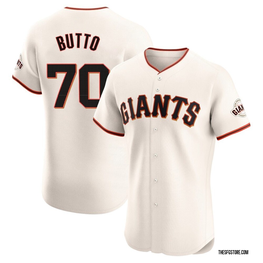 Cream Elite Jose Butto Men's San Francisco Giants Home Jersey