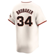 Cream Elite JT Brubaker Men's San Francisco Giants Home Jersey