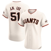 Cream Elite Jung Hoo Lee Men's San Francisco Giants Home Jersey