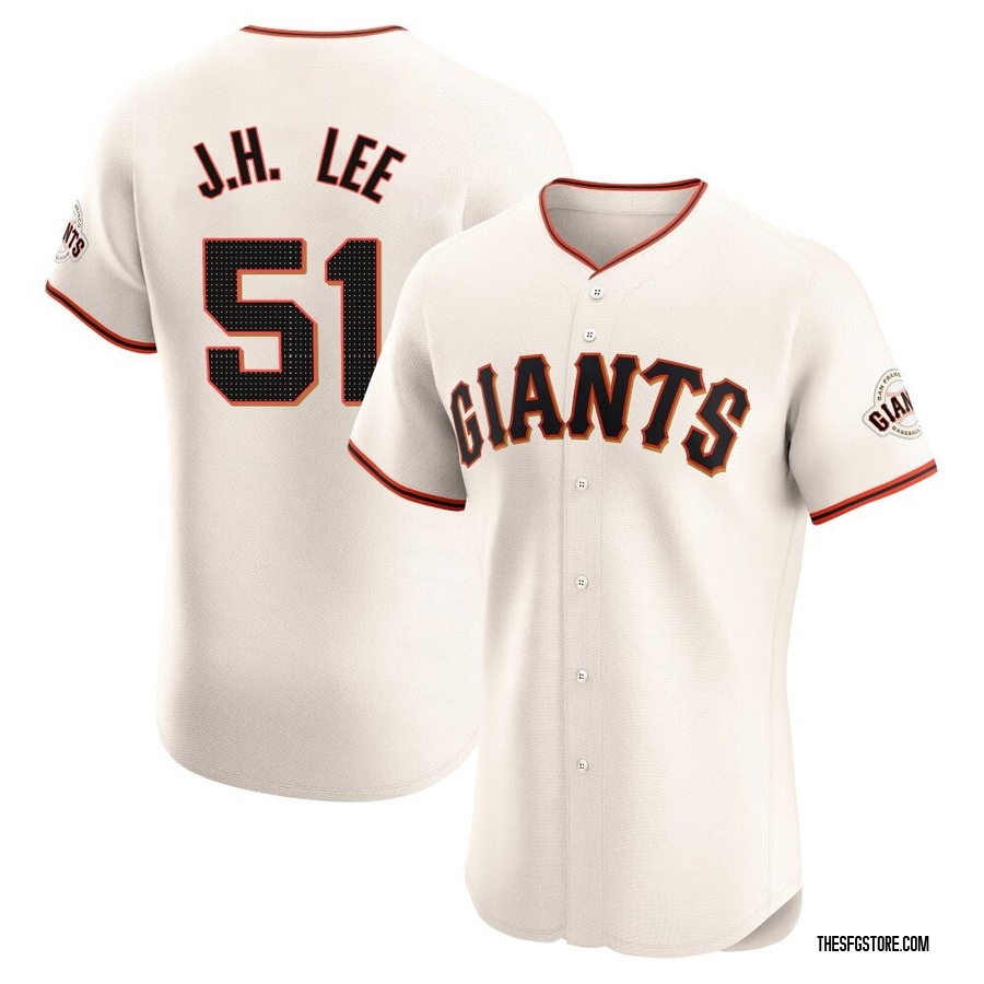 Cream Elite Jung Hoo Lee Men's San Francisco Giants Home Jersey