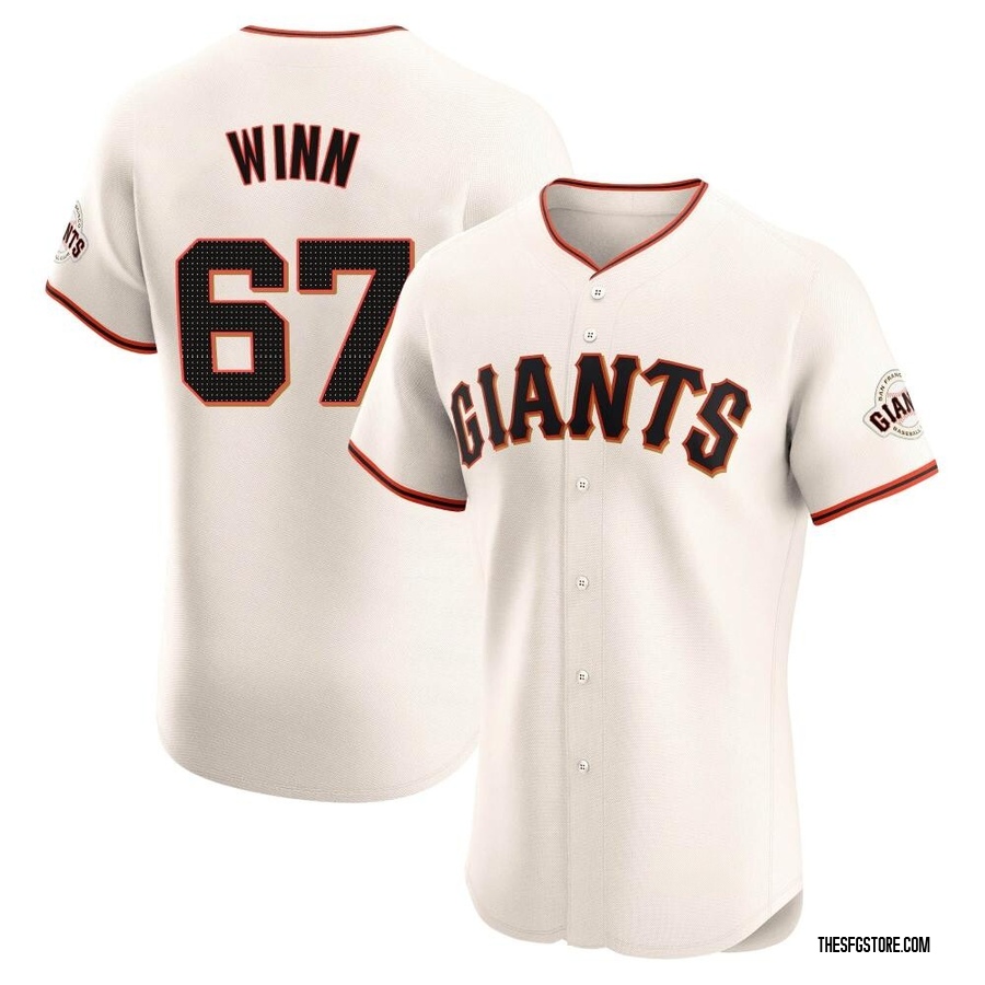 Cream Elite Keaton Winn Men's San Francisco Giants Home Jersey