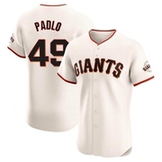 Cream Elite Kevin Padlo Men's San Francisco Giants Home Jersey