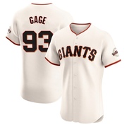 Cream Elite Matt Gage Men's San Francisco Giants Home Jersey