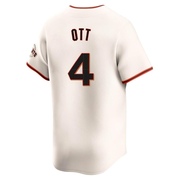 Cream Elite Mel Ott Men's San Francisco Giants Home Jersey